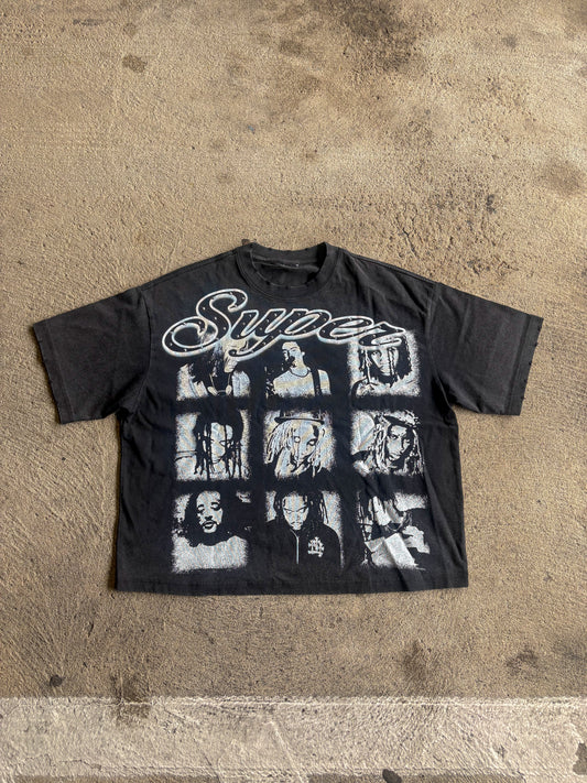 black superhuman shirt